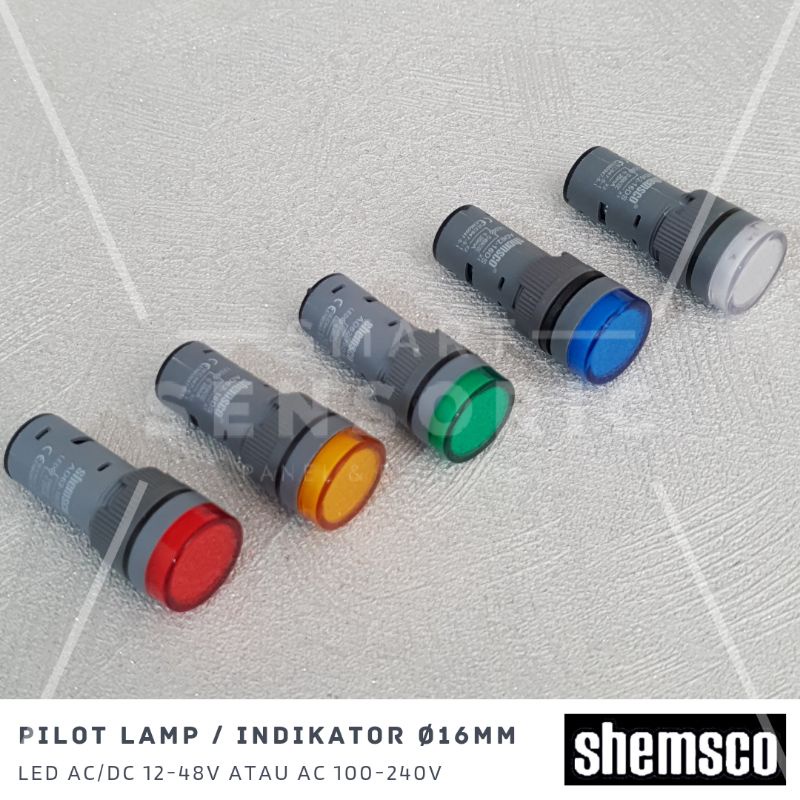 Jual Shemsco Plad Pilot Lamp Mm Dc V V V Ac V V Plad