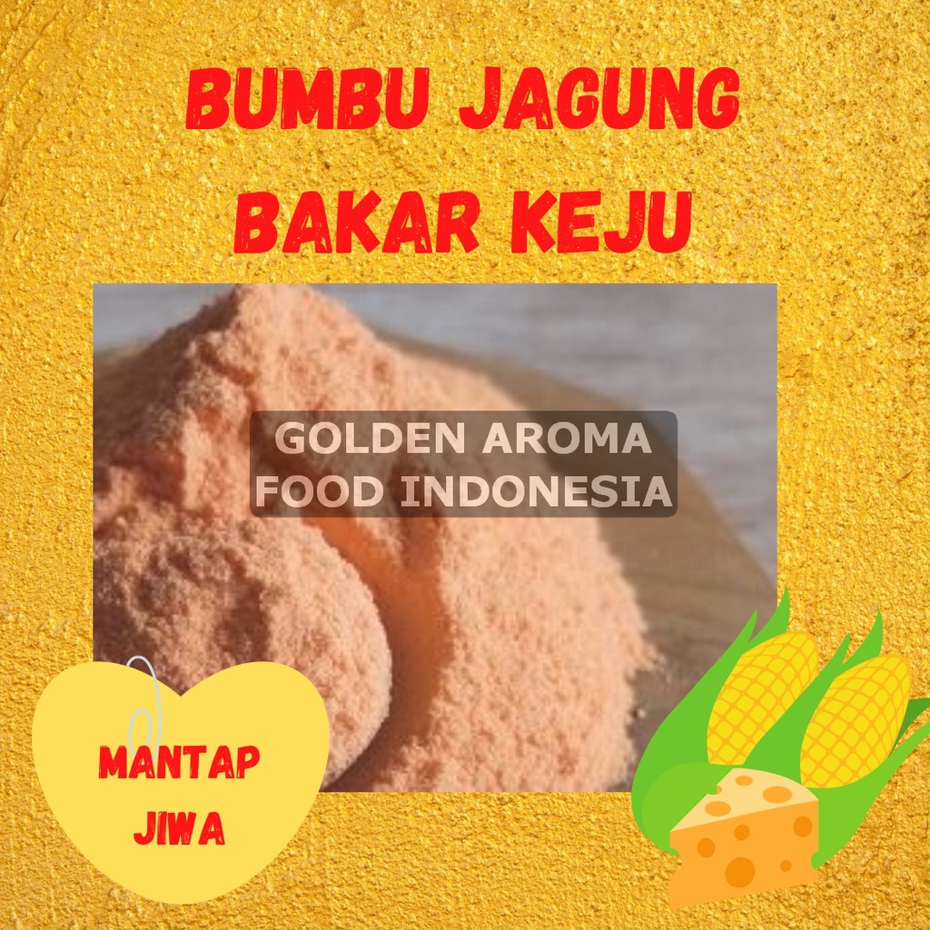 Jual Bumbu Tabur Penambah Rasa Jagung Bakar Orange Golden Aroma Food