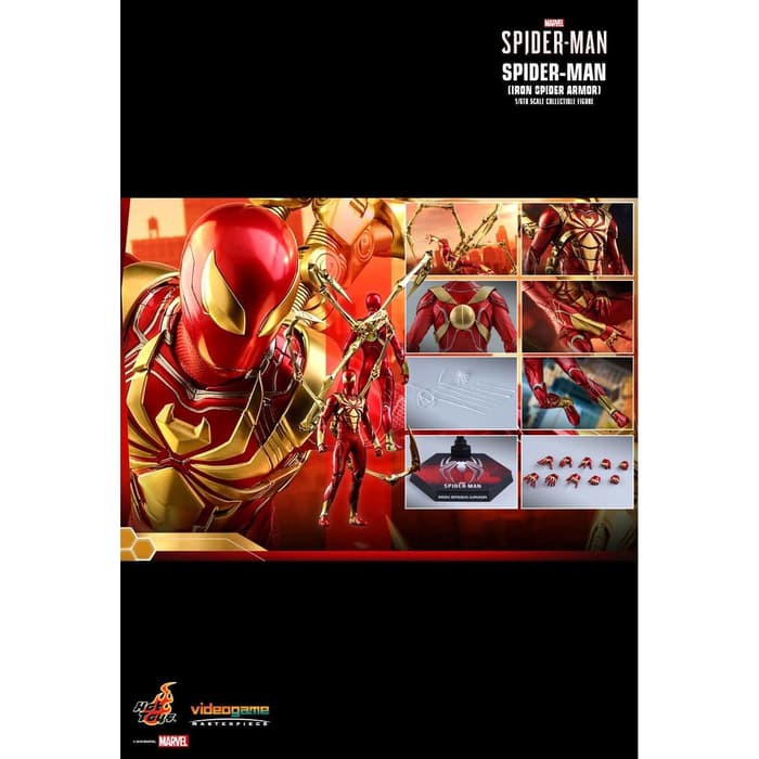 Jual Nw Hot Toys 16 MARVEL S SPIDERMAN SPIDERMAN IRON SPIDER ARMOR PO