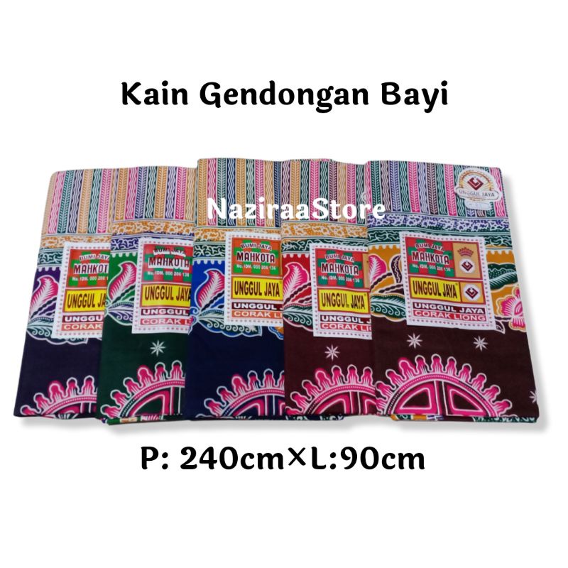 Jual Kain Gendongan Bayi Merk Bumi Jaya Mahkota Liong Selendang Jarik