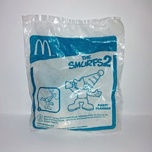 Jual Party Planner The Smurfs 2 Happy Meal MC Donalds SEGEL RARE