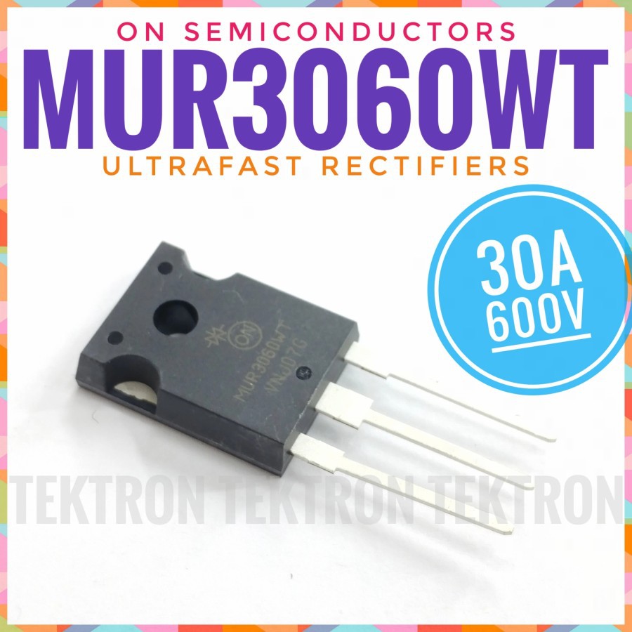 Jual On Semiconductor MUR3060 Ultrafast Rectifier 30A 600V Shopee