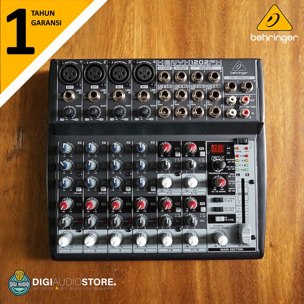 Jual Audio Mixer Analog Behringer Xenyx Fx Channel Dengan Efek