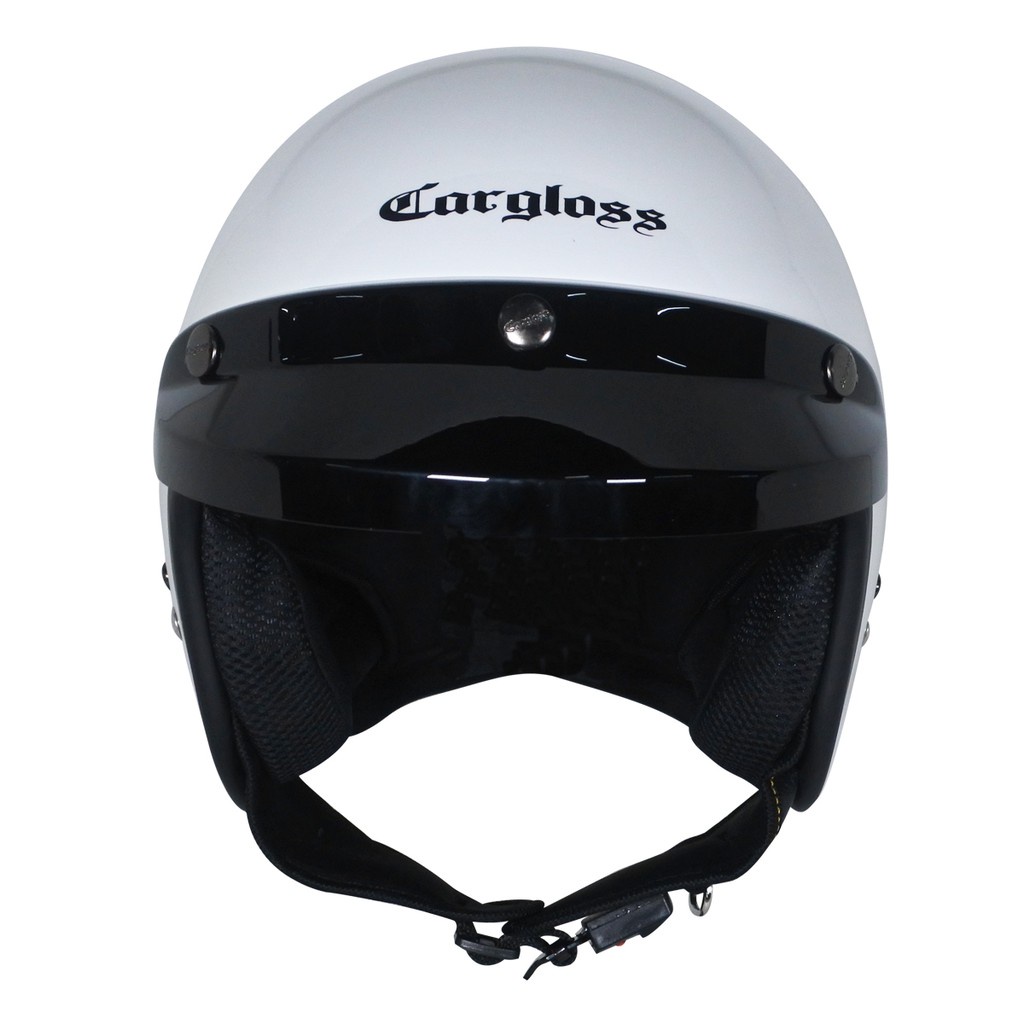 Jual Helm Cargloss Original Cfm Retro Half Face Army Sp Whity White