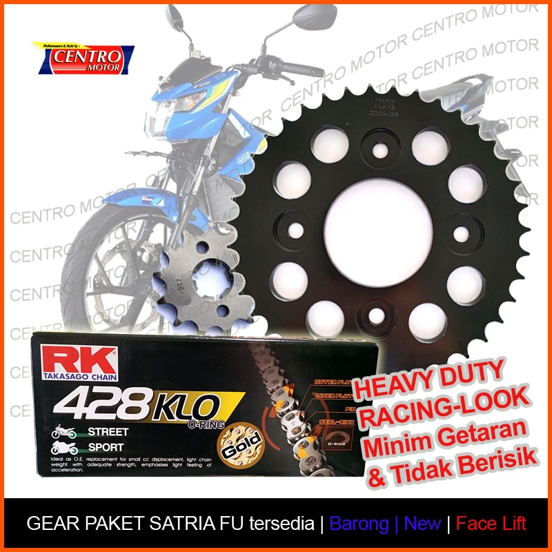 Jual GEAR SET RK TAKASAGO SATRIA FU RANTAI RK ORING Tersedia Untuk FU