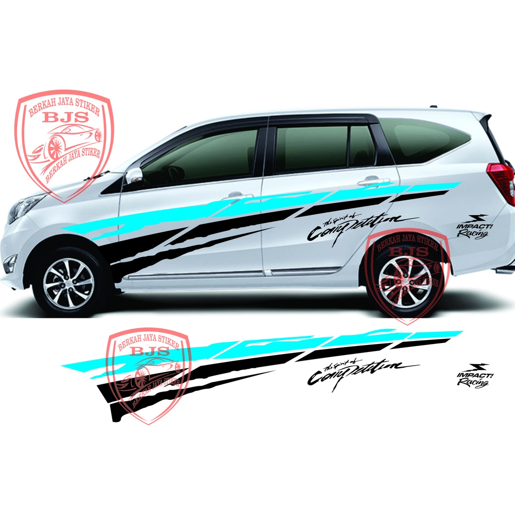 Jual NEW Stiker Mobil Calya Sigra Terbaru Stiker Mobil Cutting List