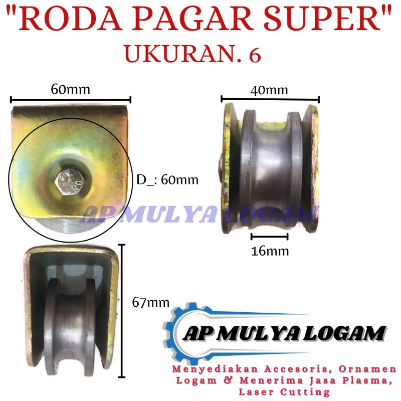 Jual Roda Pagar Super Ukuran Shopee Indonesia