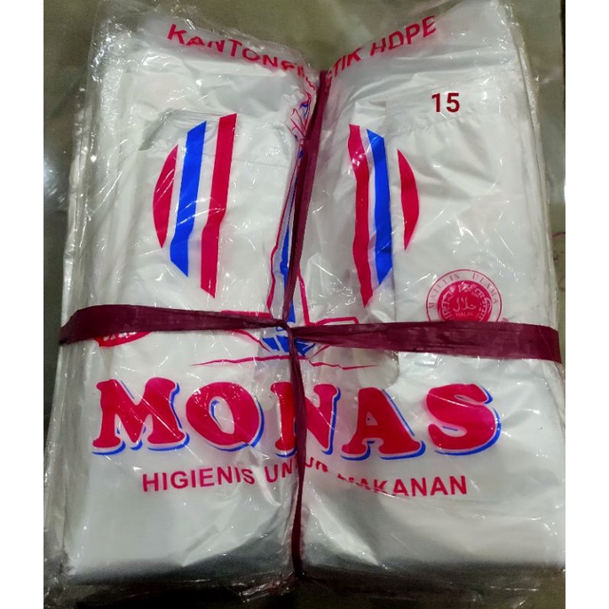 Jual Kresek Monas Tas Kresek Putih Bening Ukuran Dan Shopee