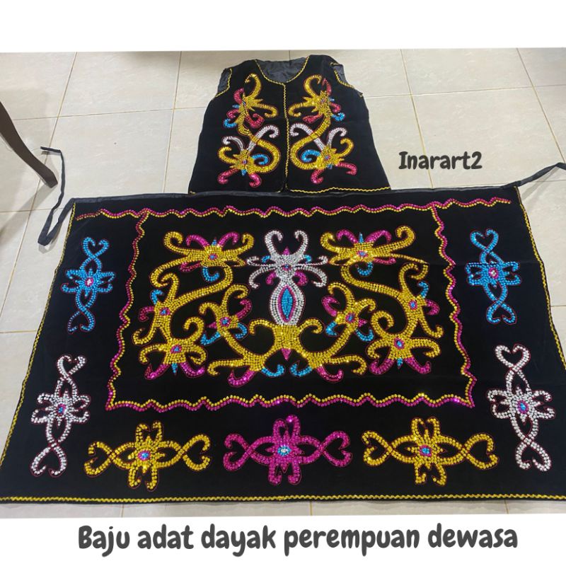 Jual BAJU ADAT DAYAK PEREMPUAN DEWASA Shopee Indonesia