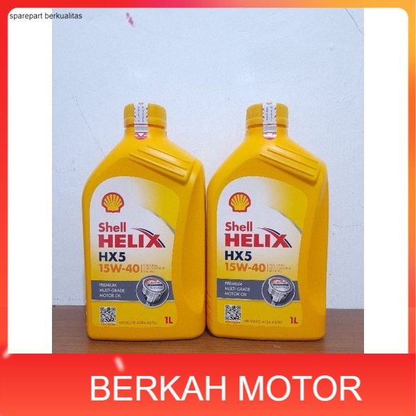 Jual Oli Shell Helix Hx W Isi L Original Scan Barcode