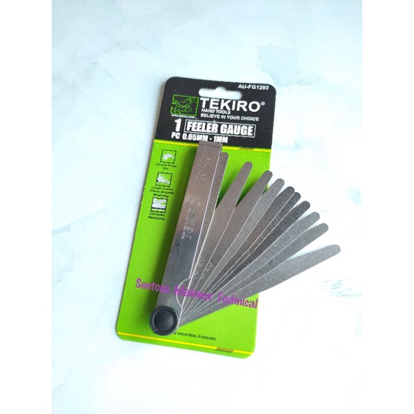 Jual Tekiro Blade Feeler Fuller Gauge Pengukur Setelan Klep