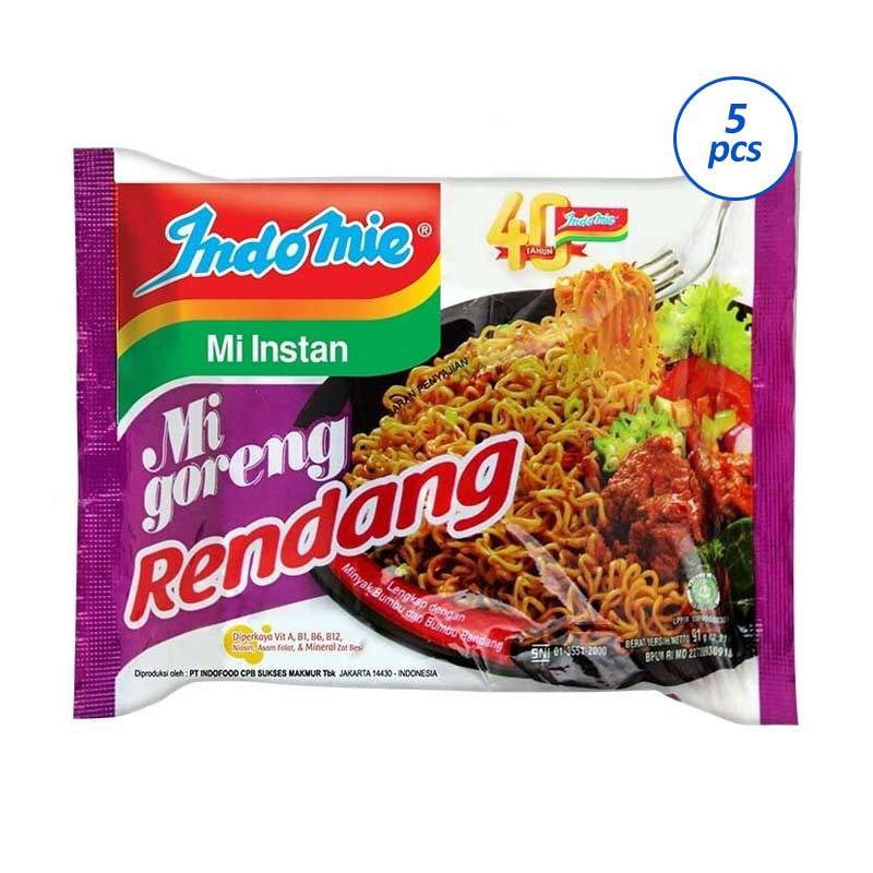 Jual Indomie Goreng Rendang Mie Instan Gr Pcs Banded Rendang