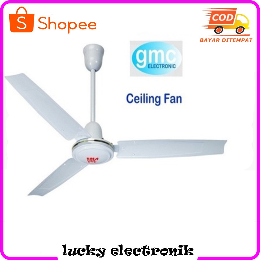 Jual Kipas Angin Ceiling Fan Gmc Baling Baling Besi Shopee Indonesia