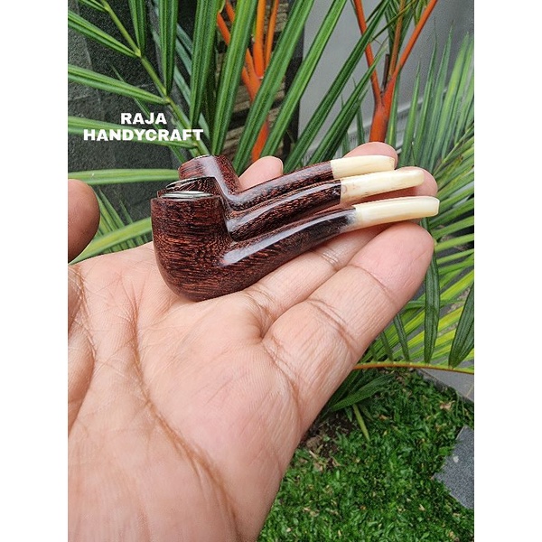 Jual Once Pipa Rokok Kayu Bertuah Gali Asem Model Cangklong Mini