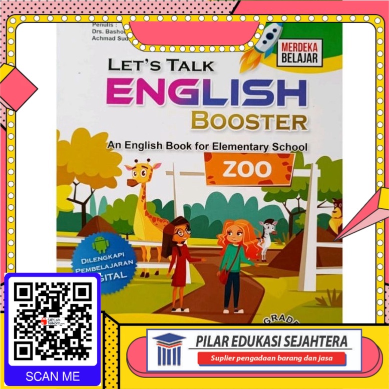 Jual Buku Bahasa Inggris Lets Talk English Booster Kelas 1 2 3 4 5 6