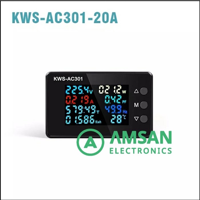 Jual Kws Ac In Power Factor Frequency Kwh Meter Wattmeter