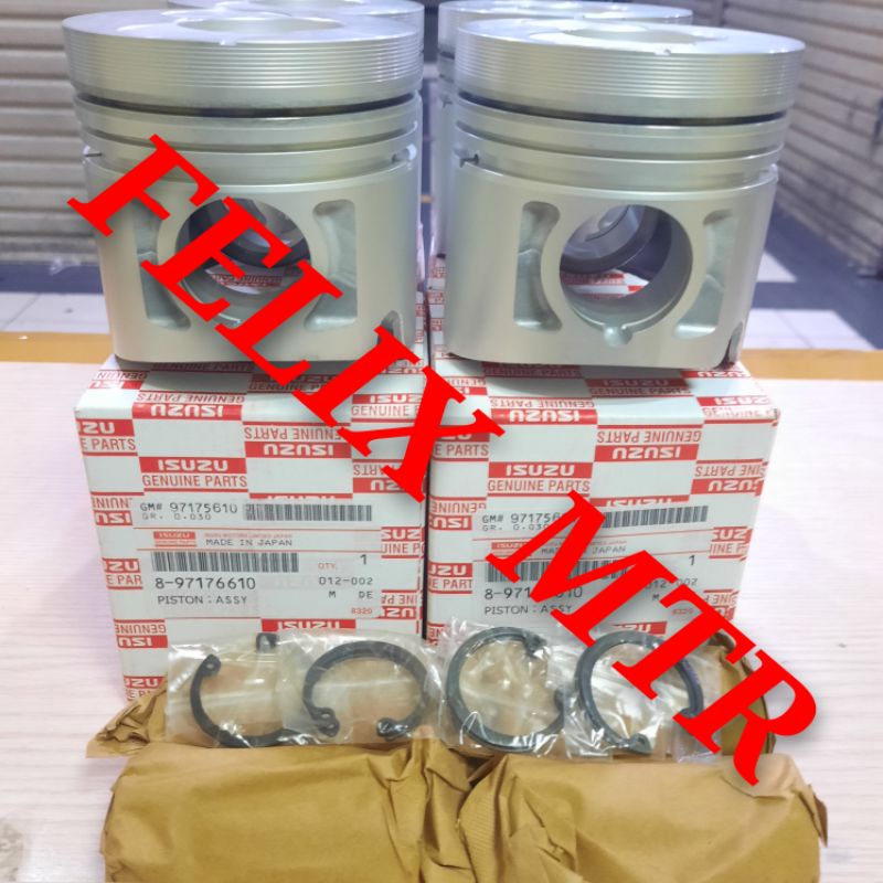 Jual Piston Seher Assy Baja Isuzu Elf Nhr Turbo Jb T Std Shopee