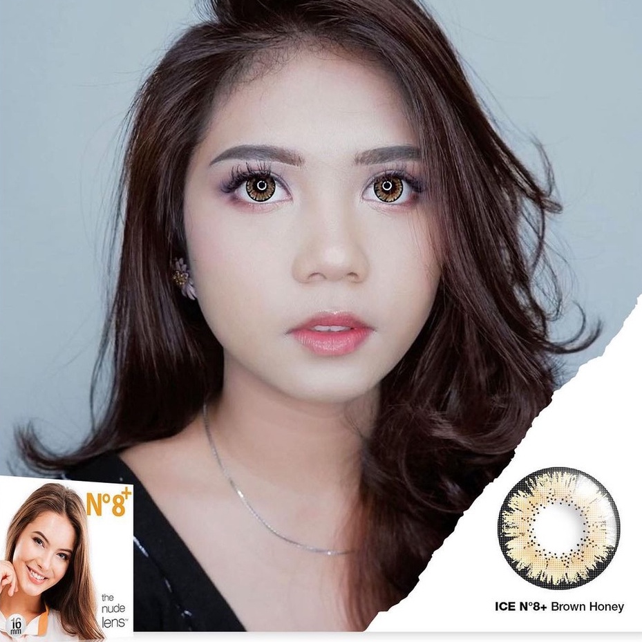 Jual Softlens N8 DIA 16 00mm NORMAL MINUS BLACK HONEY GREY HONEY