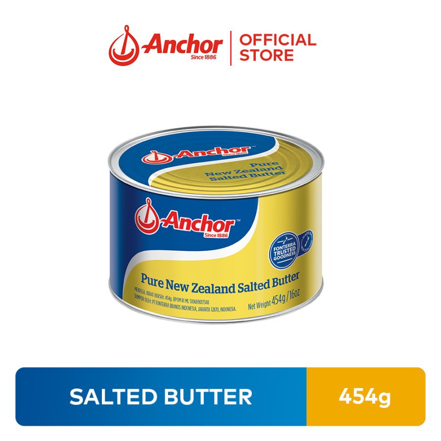 Jual Anchor Pure New Zealand Salted Butter Gr Shopee Indonesia