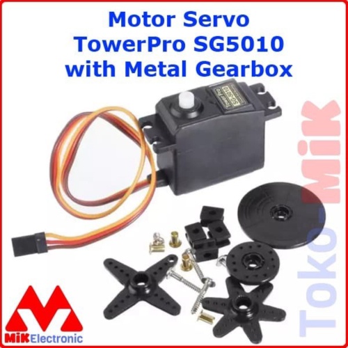 Jual New SERVO MOTOR TOWERPRO TOWER PRO SG 5010 SG5010 METAL GEAR MOTOR