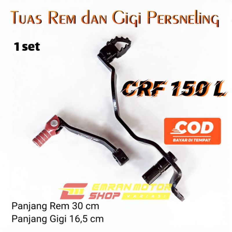 Jual Paket Tuas Pedal Gigi Dan Rem Crf Pijakan Rem Gigi Persneling