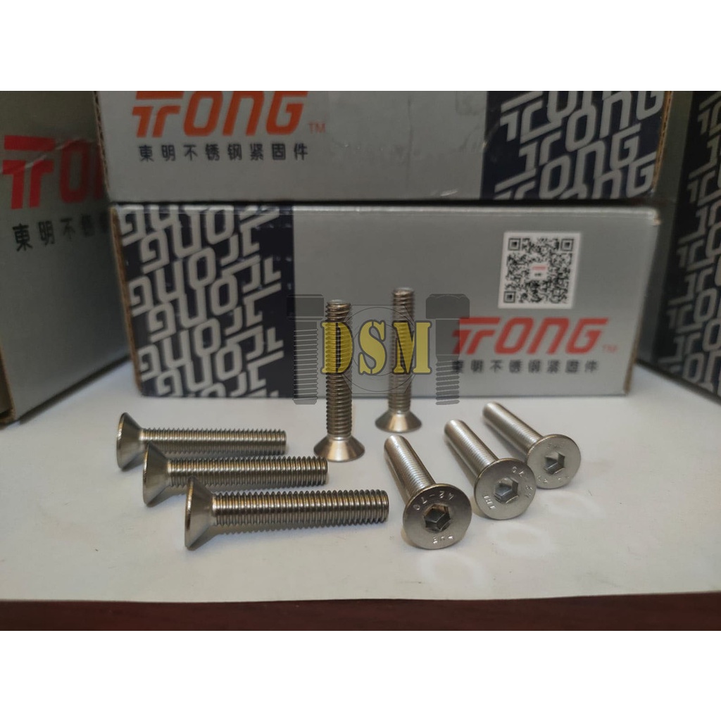 Jual Ss Baut L Verseng M X Countersunk Socket Stainless M