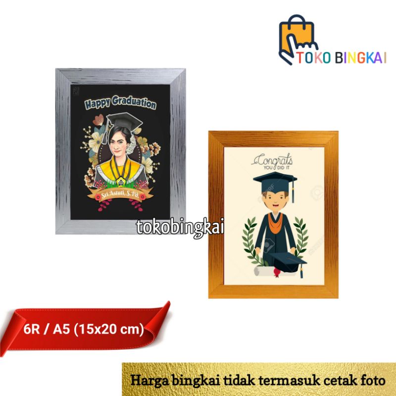 Jual Bingkai A5 Bingkai Foto 6R Frame Foto 6R Pigura 6R 15x20 Cm