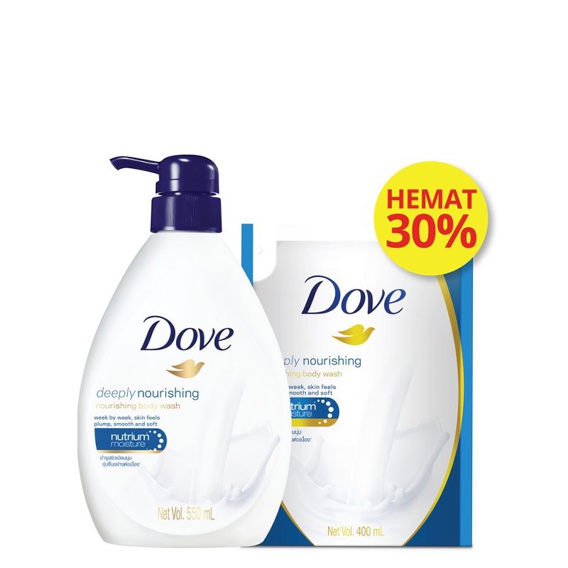 Jual Dove Deeply Nourishing Body Wash Pump Ml Dove Deeply