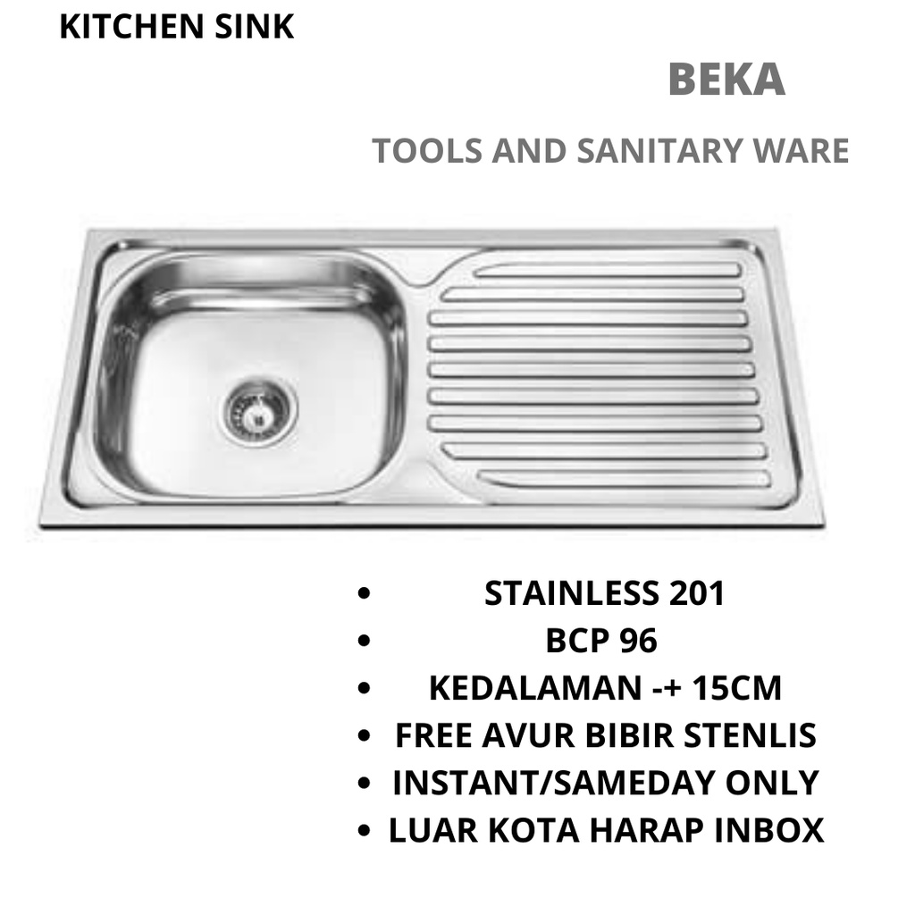 Jual Wastafel Bak Cuci Piring Kitchen Sink Bak Cuci Piring