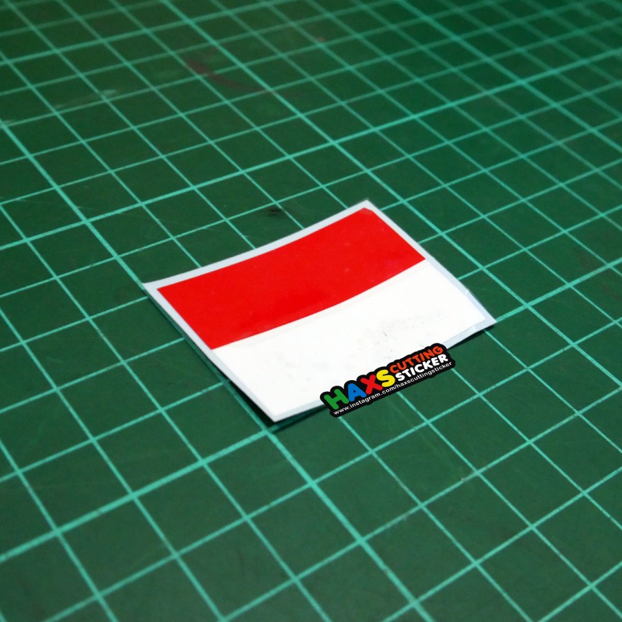 Jual Stiker Sticker Bendera Indonesia Merah Putih Kecil Ukuran 4 Cm