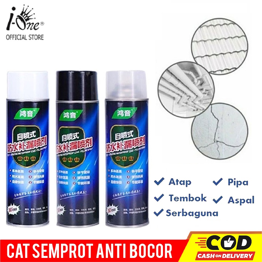 Jual CAT SEMPROTAN SPRAY PENAMBAL ANTI BOCOR 700ML ATAP GENTENG