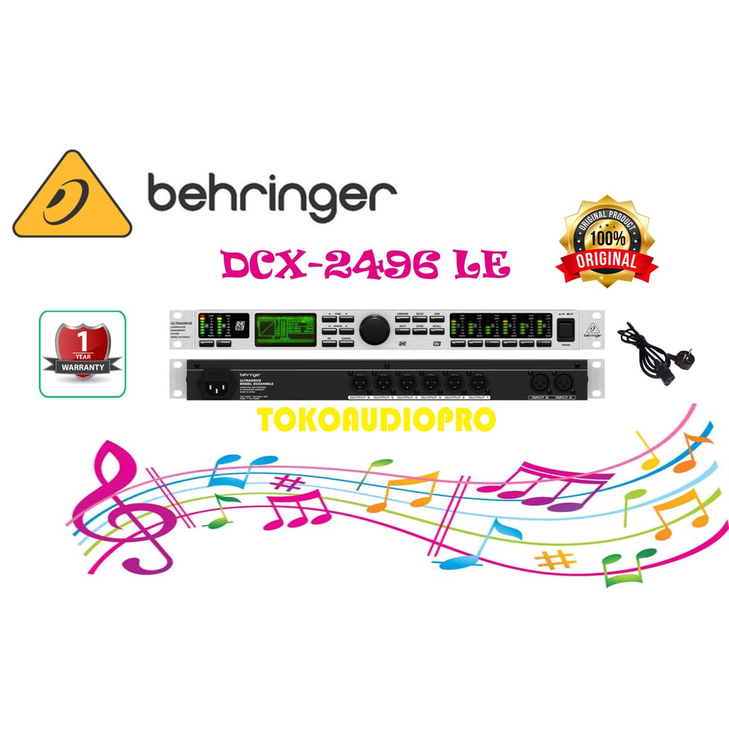 Jual Behringer DCX2496LE Digital Loudspeaker Management System DLMS