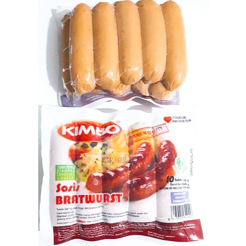 Jual Kimbo Sosis Bratwurst Original Isi Gr Shopee Indonesia