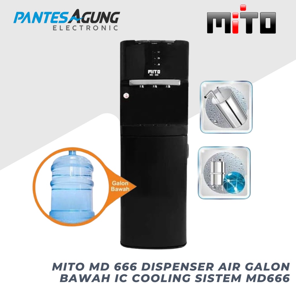 Jual Mito Md Dispenser Air Galon Bawah Ic Cooling Sistem Md