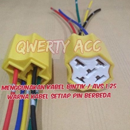 Jual Pcs Socket Soket Relay Keramik Pin Kabel Bintik Astra Avs