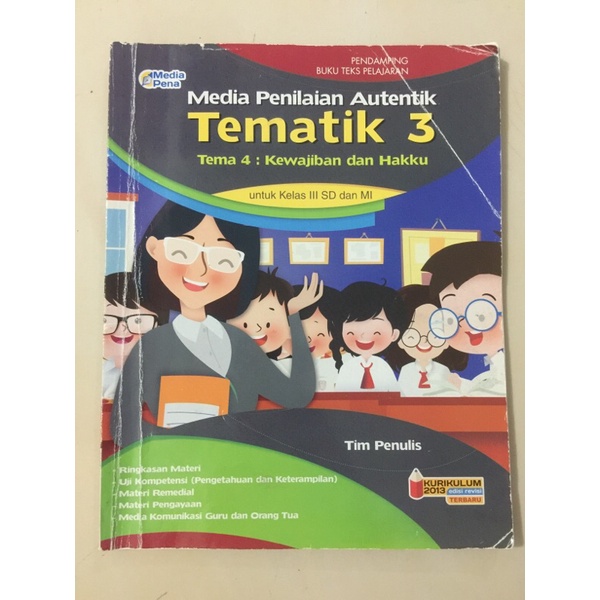 Jual Buku Tematik Kelas Tema Kewajiban Dan Hakku Shopee Indonesia