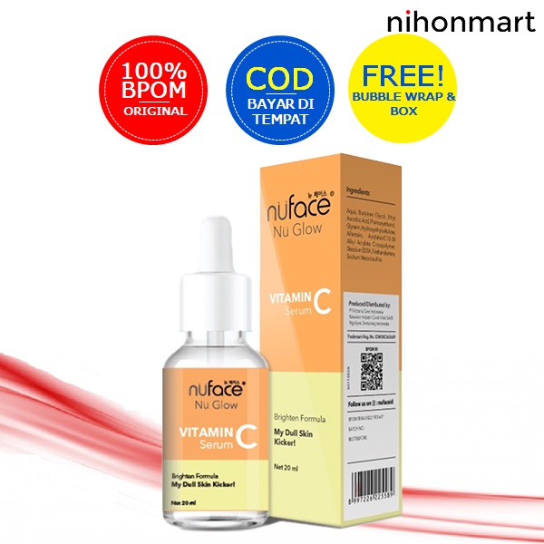 Jual Nuface Nu Glow Vitamin C Serum 20ml Shopee Indonesia