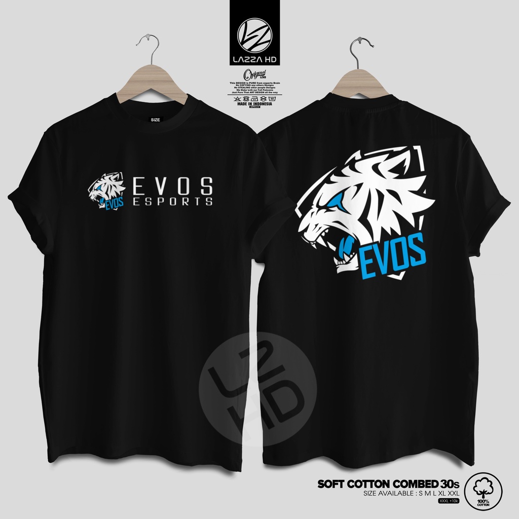 Jual Kaos Baju Distro Game Gaming Evos ESPORTS V2 Mobile Legends AOV