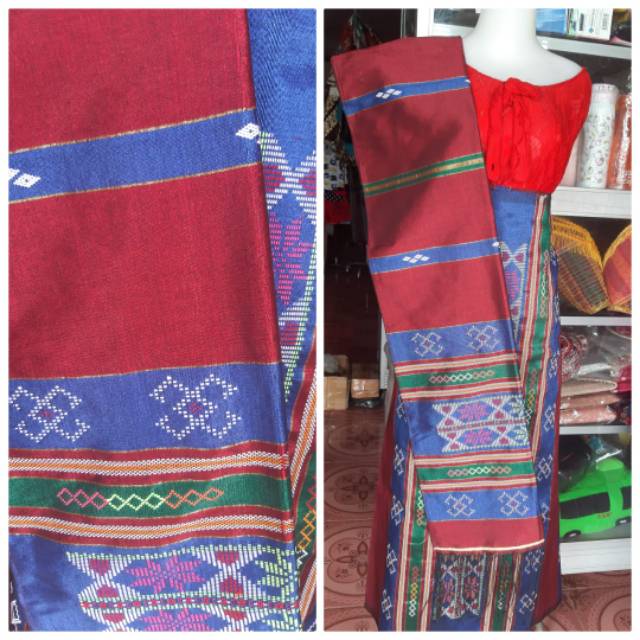 Jual SONGKET BATAK SUTRA HONGKONG PAKAIAN ADAT BATAK TENUN TARUTUNG