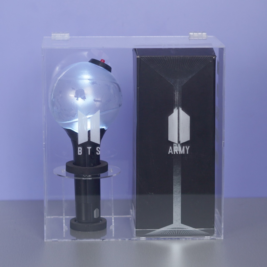 Jual Box Lightstick BTS Versi 3 Dan Kardus Plus TTD Nama Member Box