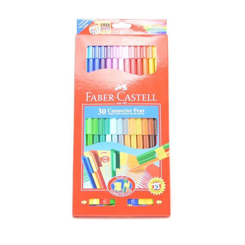 Jual Connector Pen Faber Castell 30 Spidol Warna No Gift Set Shopee