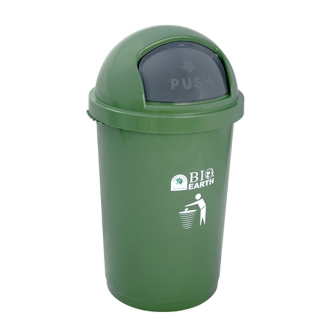 Jual Green Leaf Kotak Tempat Sampah Bio Dustbin Liter Bulat