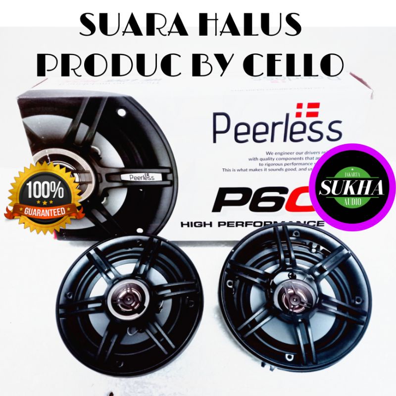 Jual Speaker Coaxial 6 Inch Peerless P6C By Cello Sound Quality