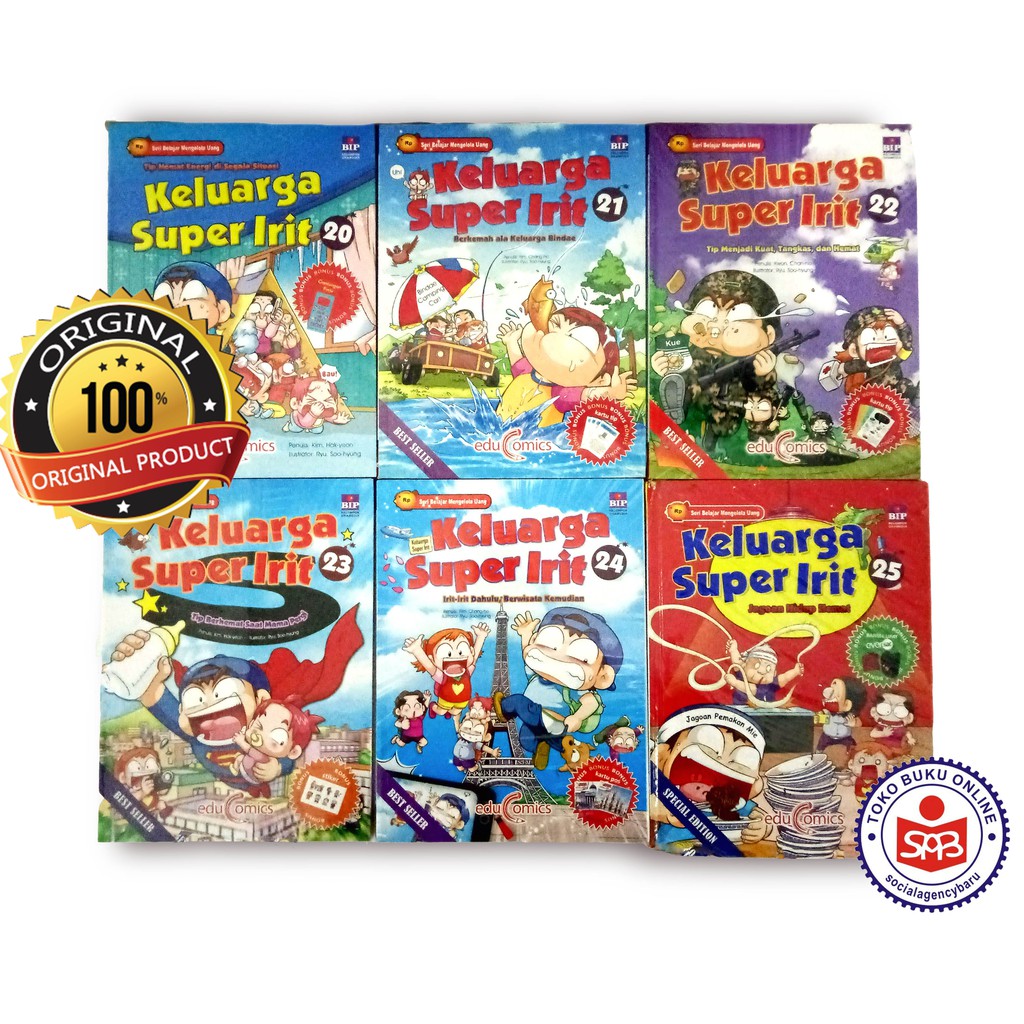 Jual Buku Keluarga Super Irit Series Educomics Shopee Indonesia