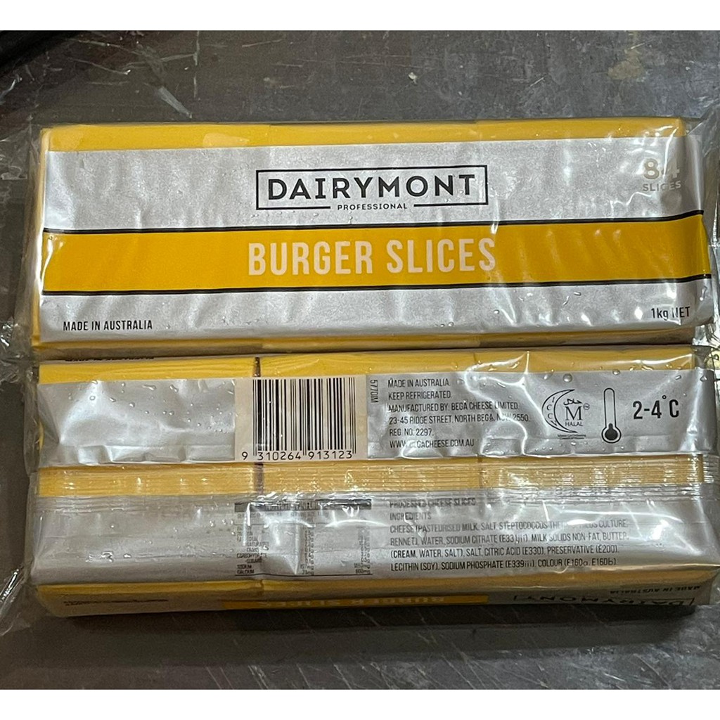 Jual Dairy Mont Burger Slices Dairymont Red Cheddar Slice Isi 84