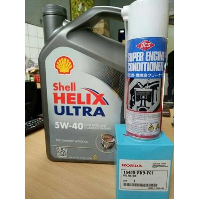 Jual Paket Ganti Oli Ultra SAE 5w40 Dan Tune Up Mobil Honda Shopee