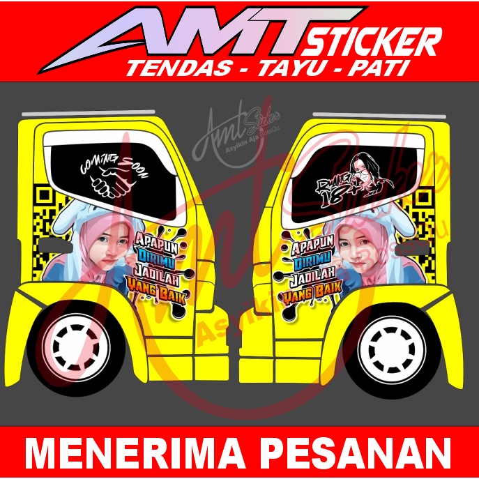 Jual Terbaru Sticker Decal Full Pintu Truk Canter Apapun Dirimu