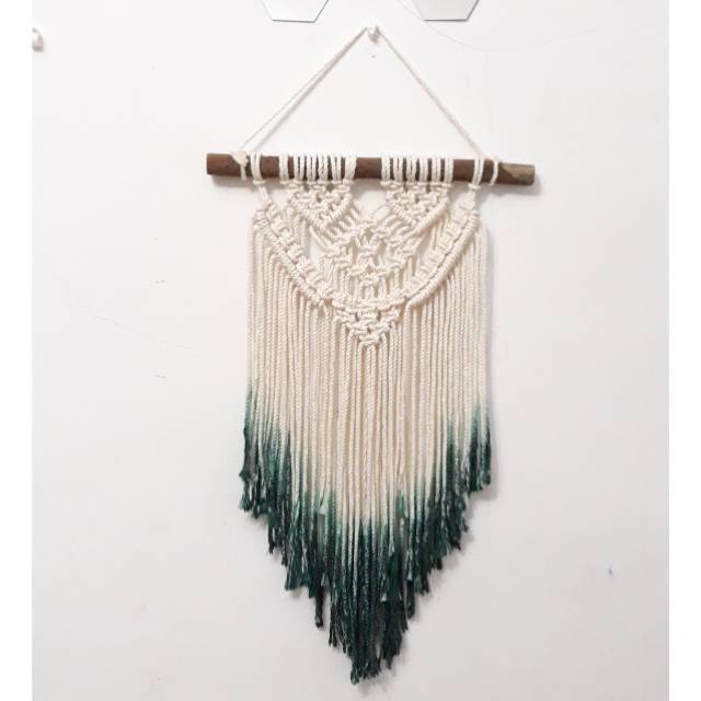 Jual Macrame Wall Hanging Dekorasi Dinding Jumbo Tirai Rainbow Hiasan