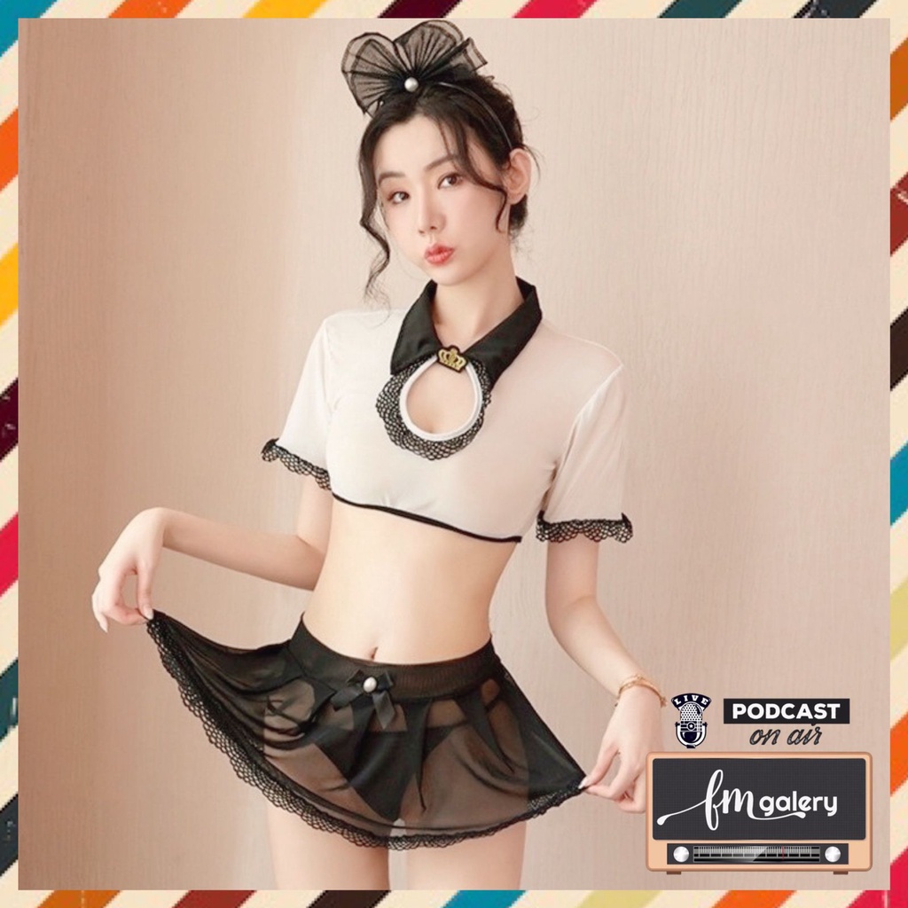 Jual FM Galery Lingerie Set Cosplay Bando G String Seksi Model