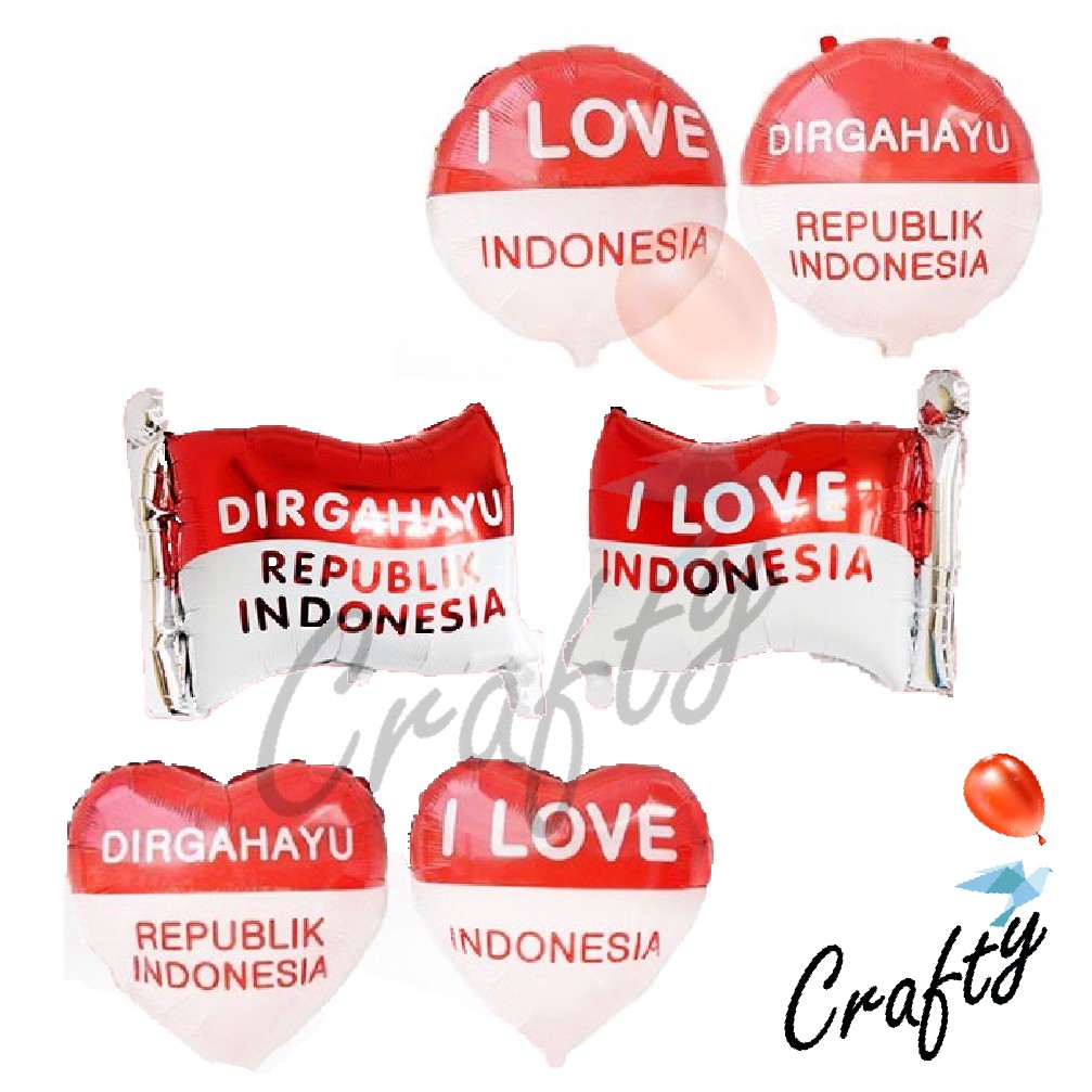 Jual Balon Foil DIRGAHAYU HUT RI Dekorasi Backdrop Shopee Indonesia